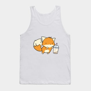 Little Fox Loves Boba! Tank Top